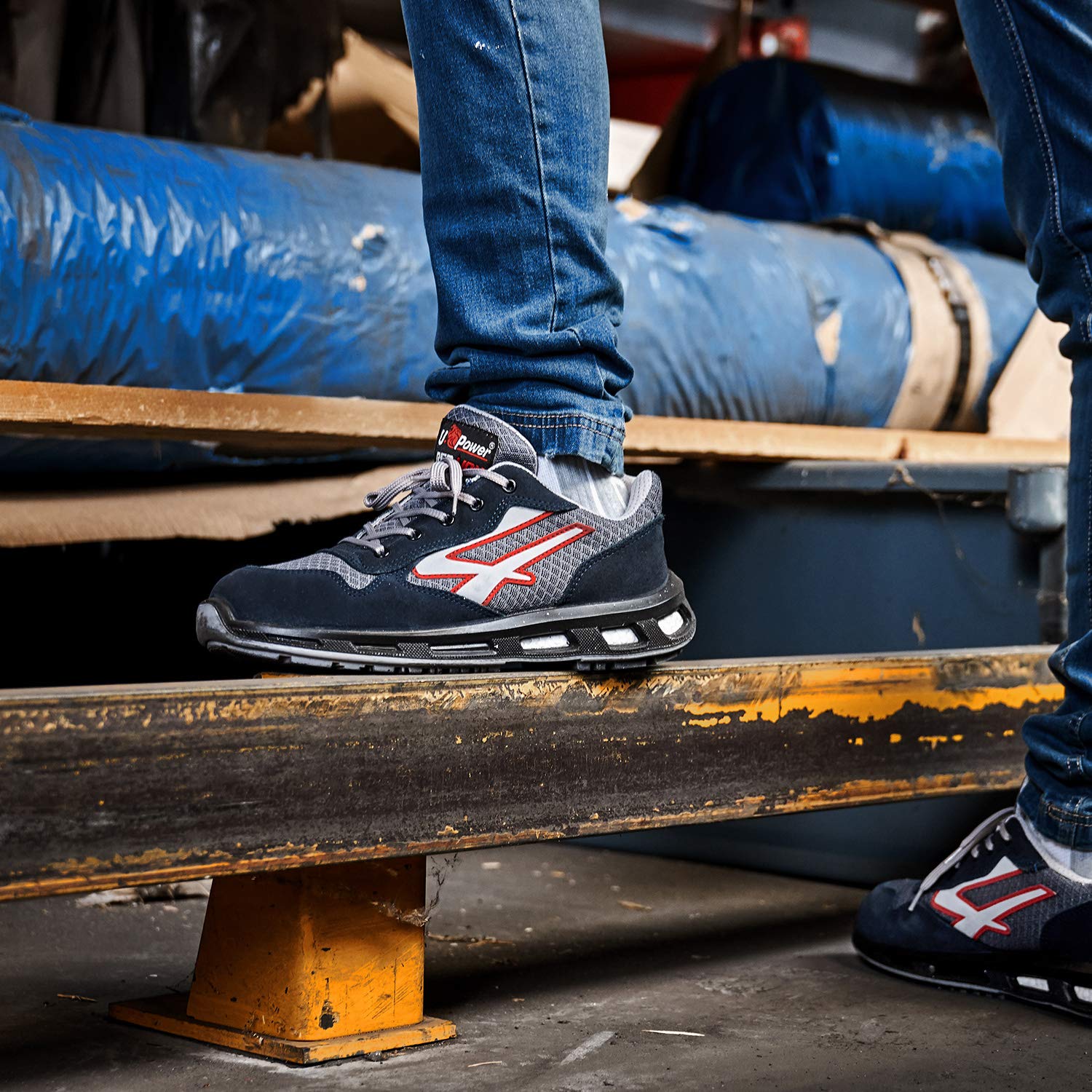 Scarpe antinfortunistiche U Power il modello Active Centro del Nastro Adesivo Blog