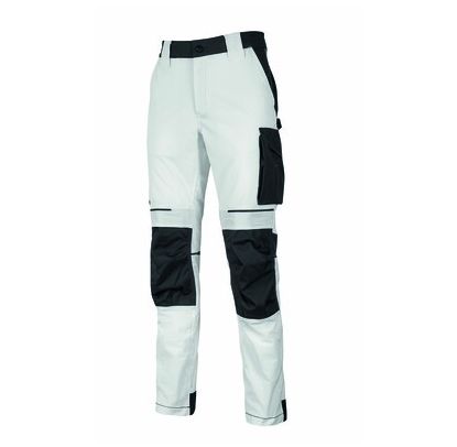 Pantaloni idrorepellenti Atom white